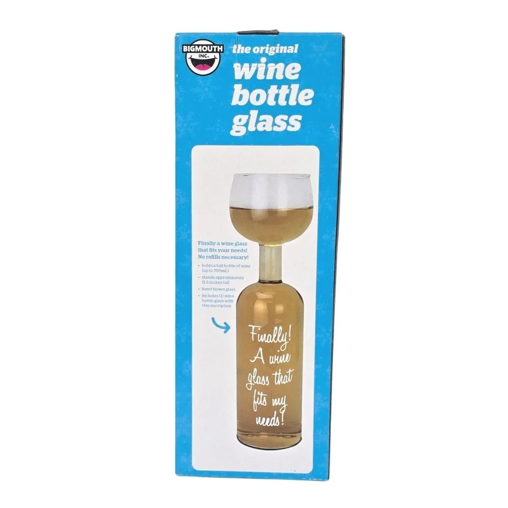 BigMouth Inc The Original Wine Bottle Glass‎ Holds a Full Bottle Novelty Gift